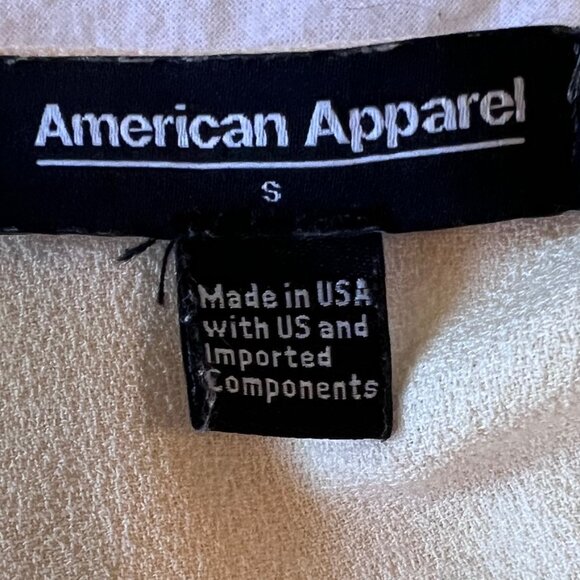 American Apparel Made in the U.S.A. Wrap Midi Dress - Picture 6 of 7